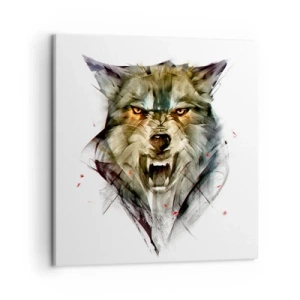 Obraz na płótnie - Ani kroku! - 50x50 cm