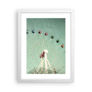 Plakat w białej ramie - Zapraszamy do zabawy - 30x40 cm