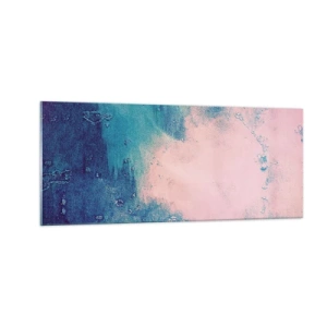Obraz na szkle - Błękitne objęcia - 100x40 cm