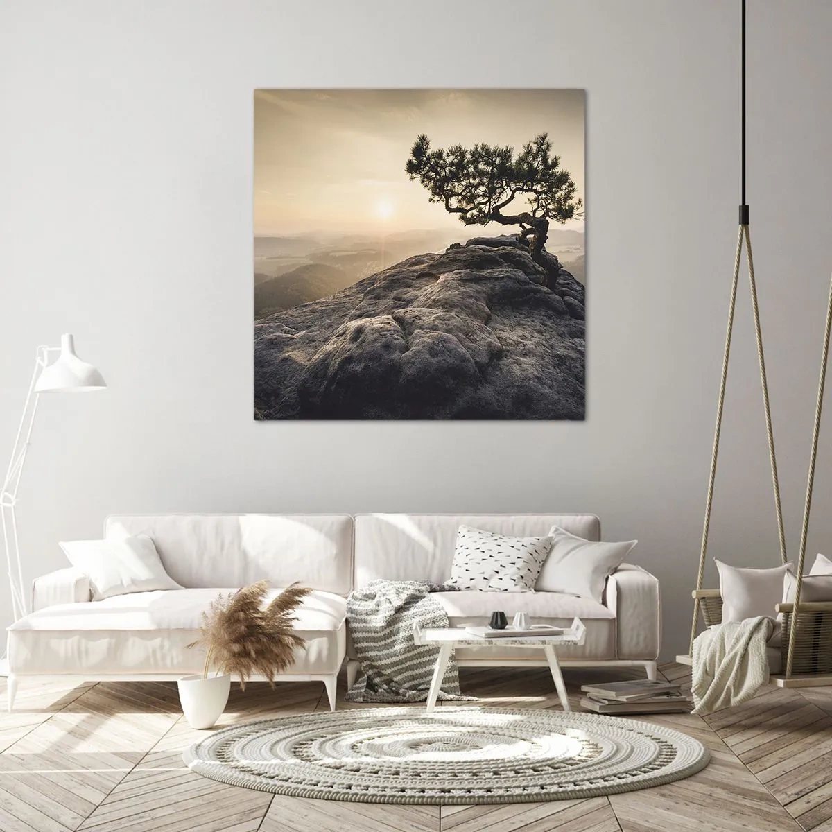 Obraz na płótnie - Życie zawsze zwycięża - 60x60 cm