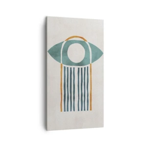 Obraz na płótnie - Znaki i rytuały - 45x80 cm