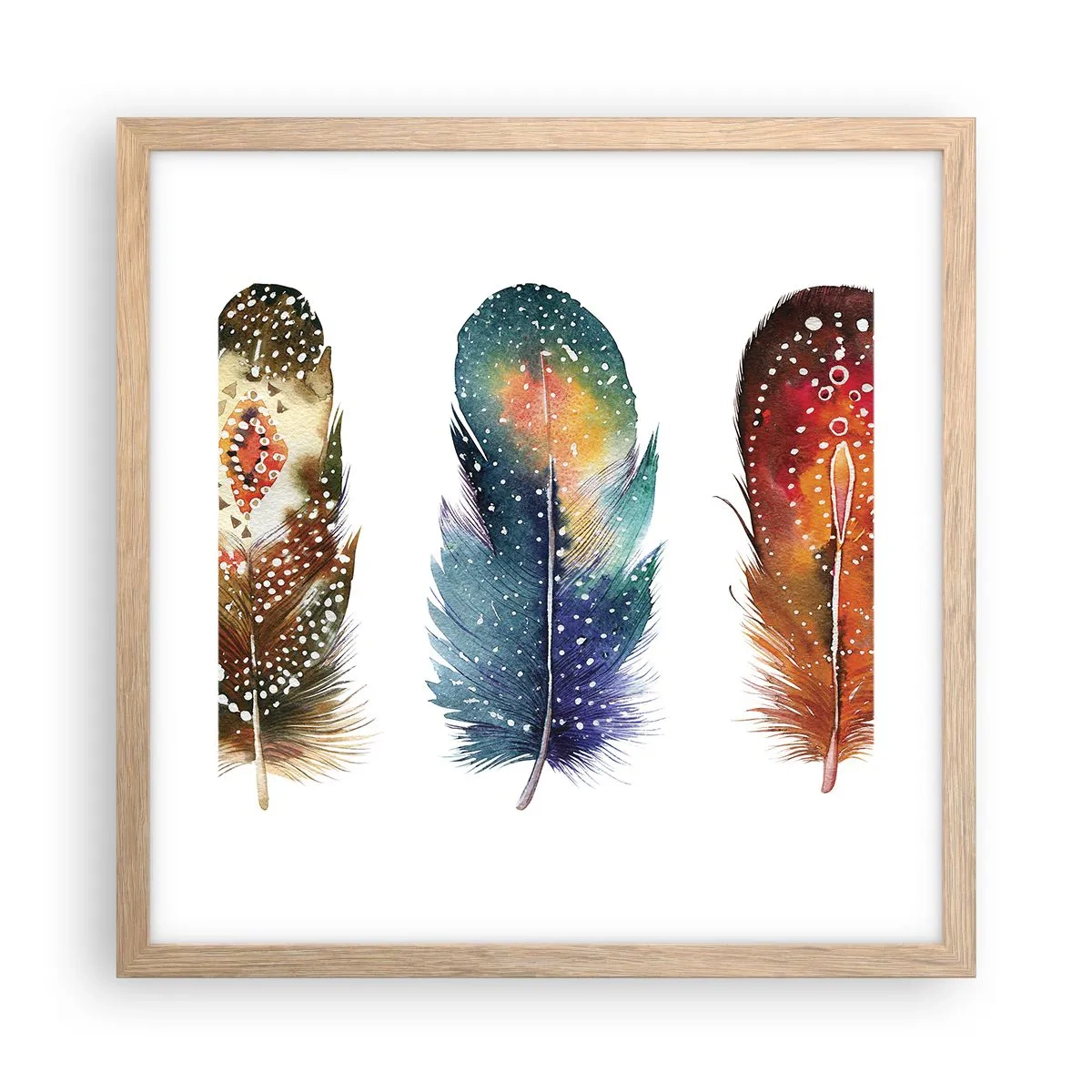 Plakat w ramie jasny dąb - Rytuały, obrzędy, tajemnice - 40x40 cm