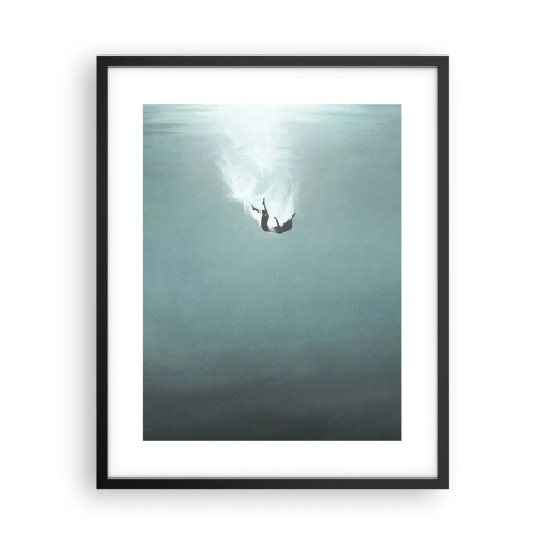 Plakat w czarnej ramie - W objęciach oceanu - 40x50 cm