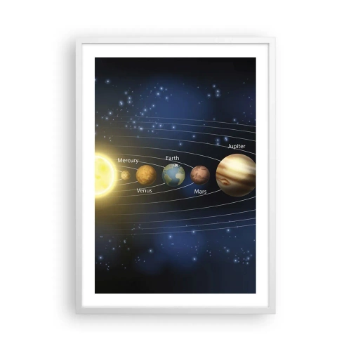 Plakat w białej ramie - Jedna z dziesięciu - 50x70 cm