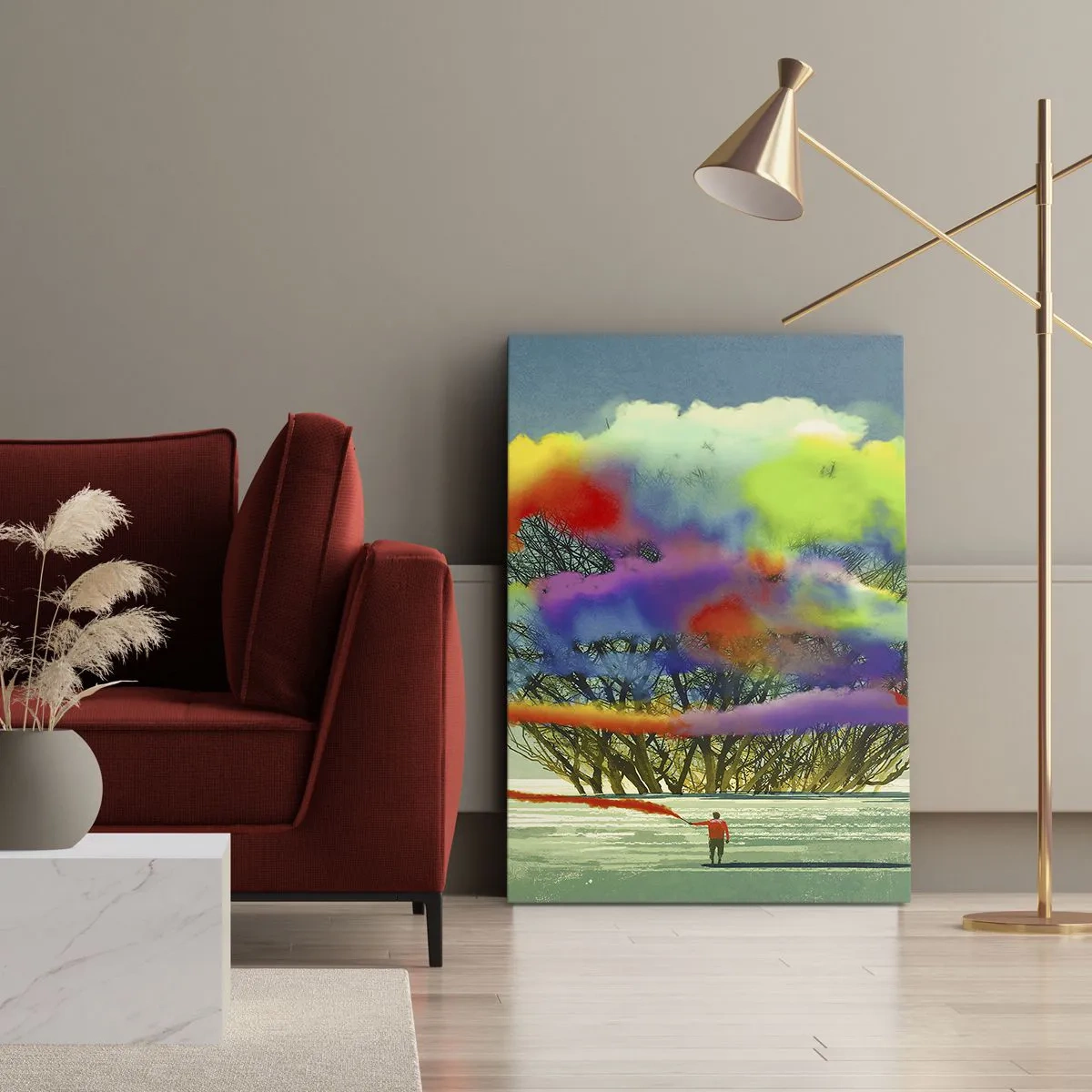 Obraz na płótnie - Ożywić ten świat - 45x80 cm