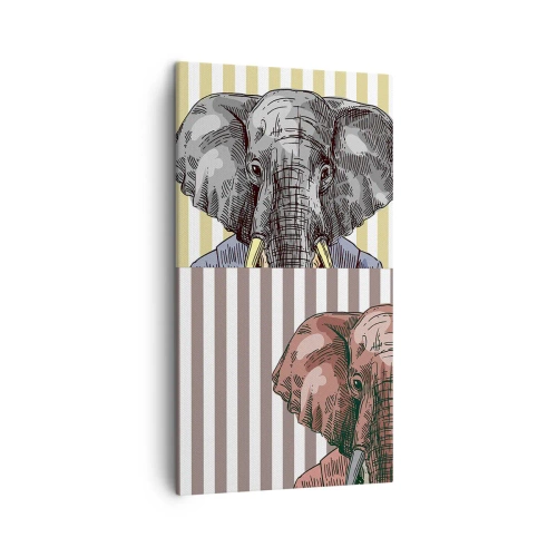 Obraz na płótnie - Elegancki z natury - 45x80 cm