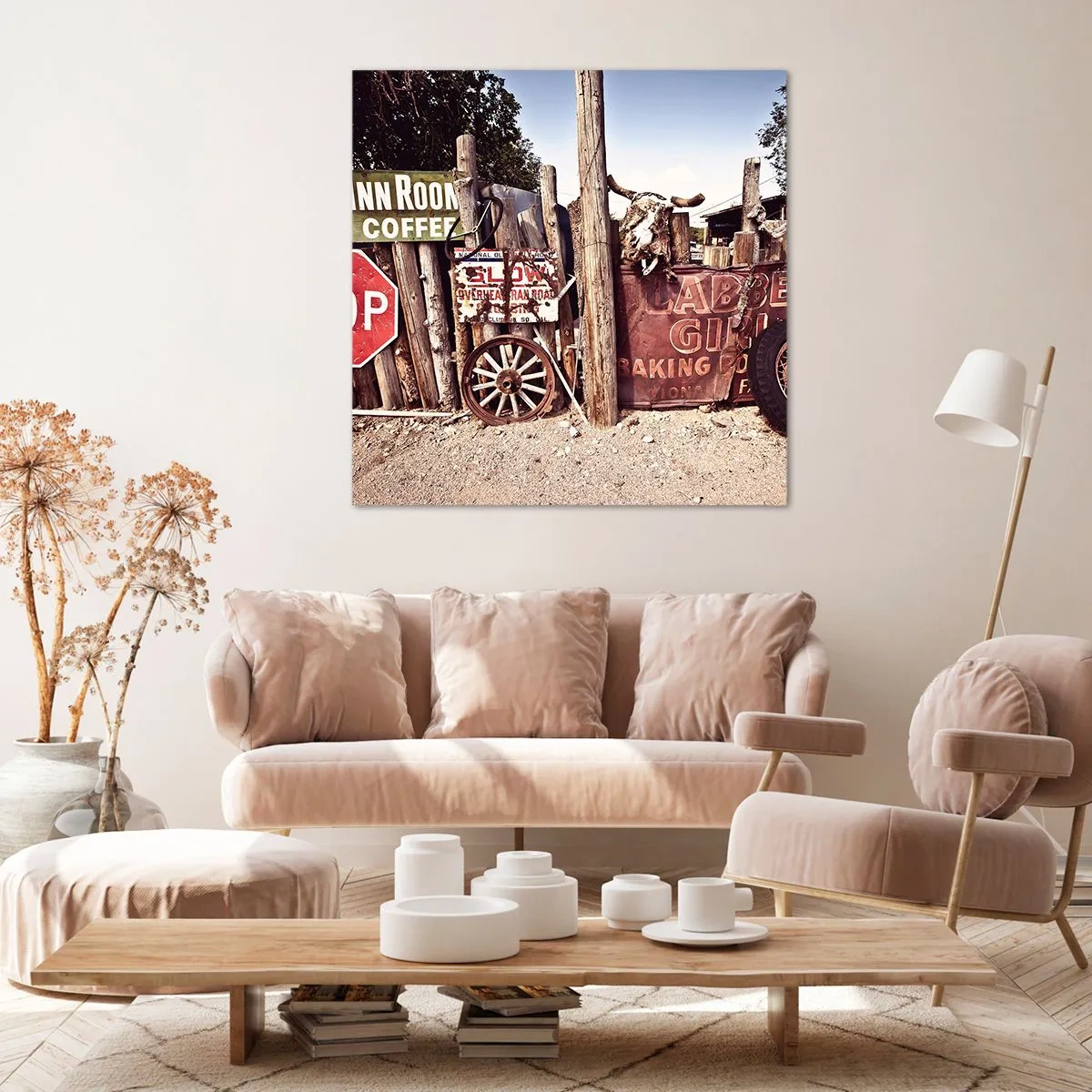 Obraz na płótnie - A czas się zatrzymał - 50x50 cm