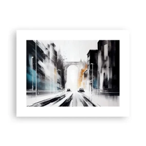 Plakat - Studium miasta: architektura i ruch - 40x30 cm