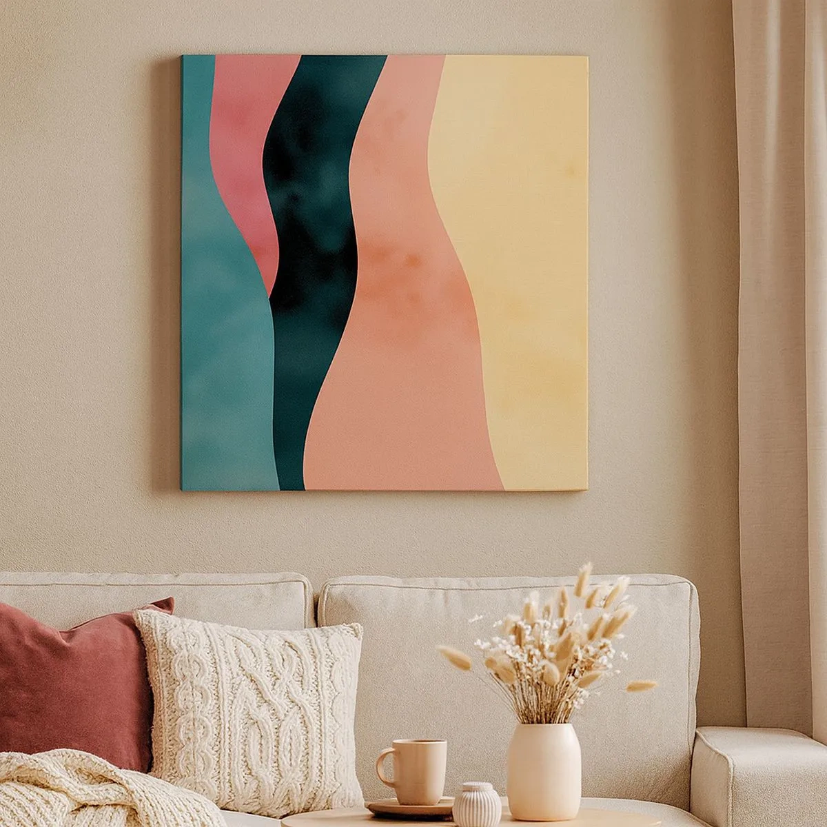 Obraz na płótnie - Zgodna niezgodność - 30x30 cm