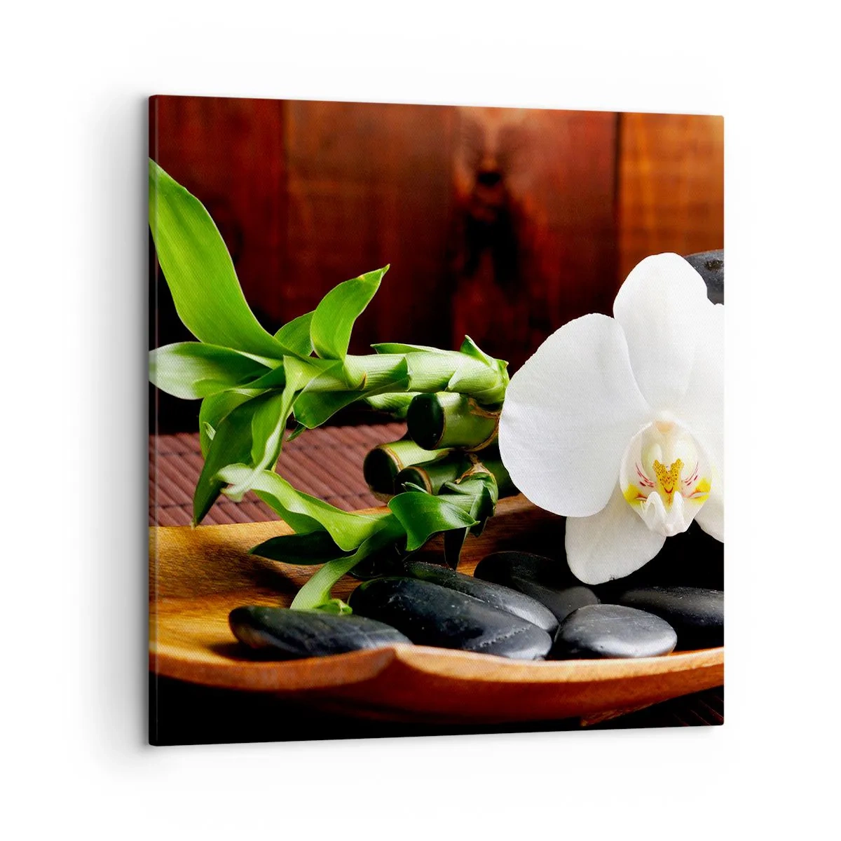 Obraz na płótnie - Poddaj się dotykowi natury - 50x50 cm