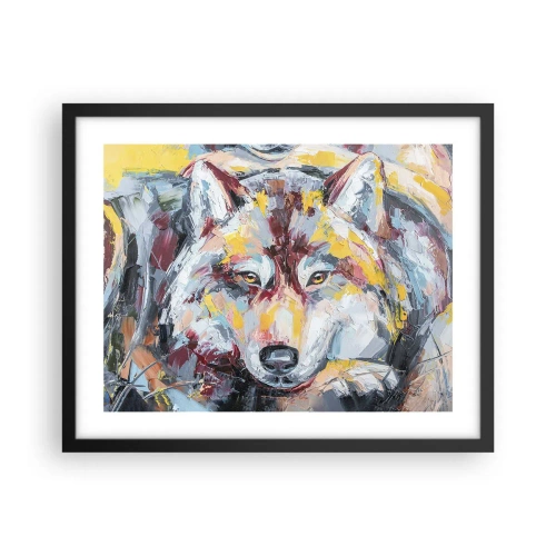 Plakat w czarnej ramie - Spokój wśród bliskich - 50x40 cm