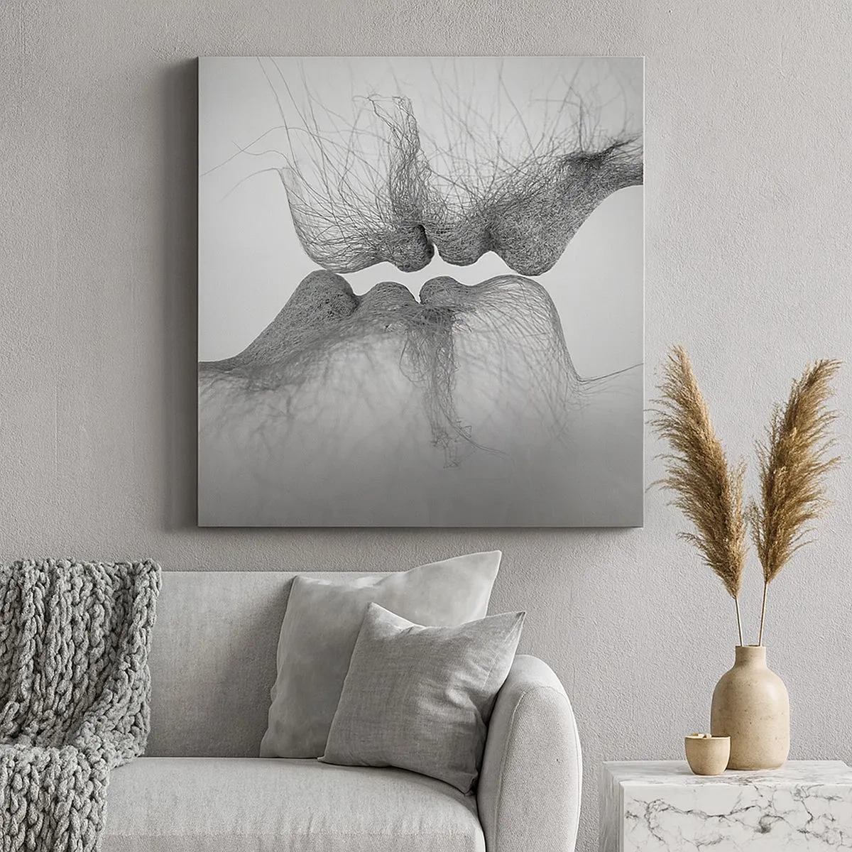 Obraz na płótnie - Pocałunek wiatru - 30x30 cm