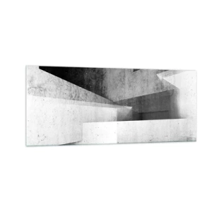 Obraz na szkle - Struktura przestrzeni - 100x40 cm