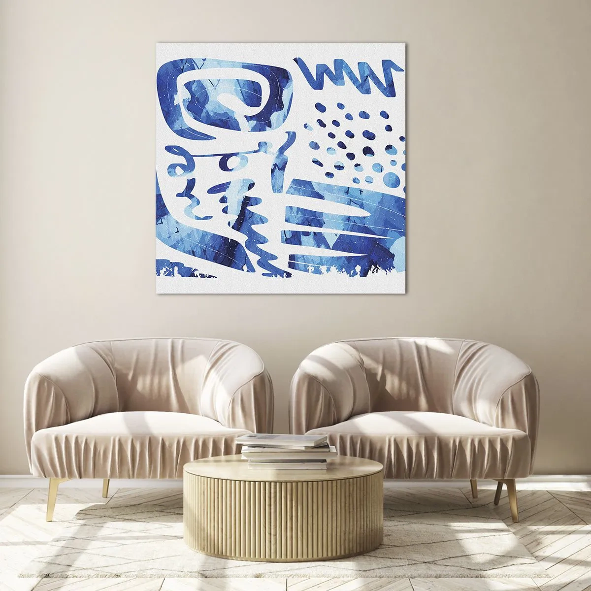 Obraz na szkle - Powrót do korzeni - 40x40 cm