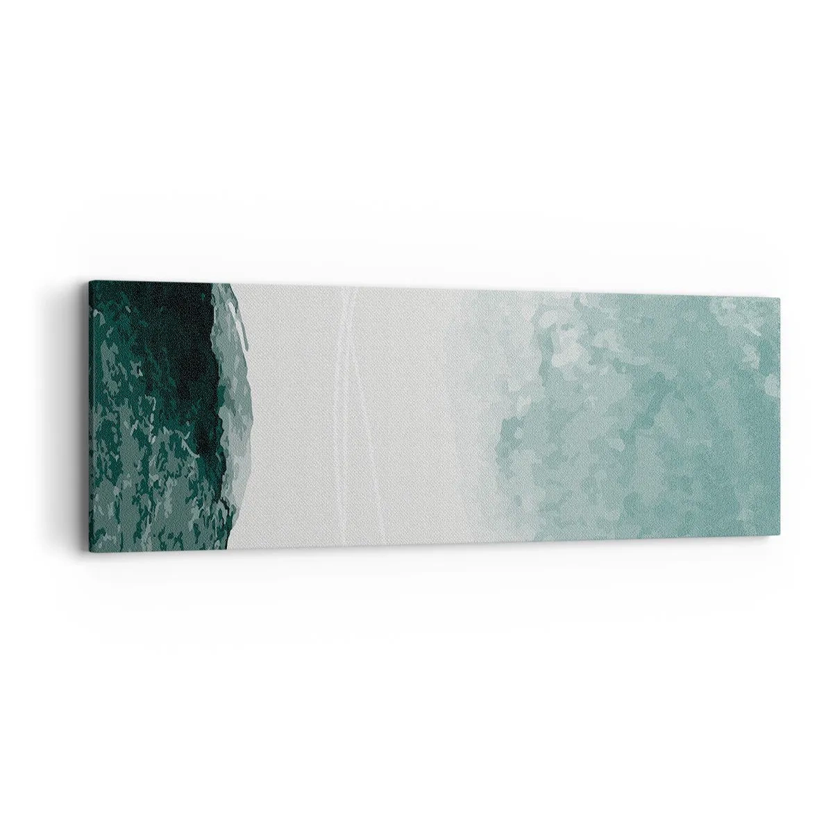 Obraz na płótnie - Spotkanie z mgłą - 90x30 cm