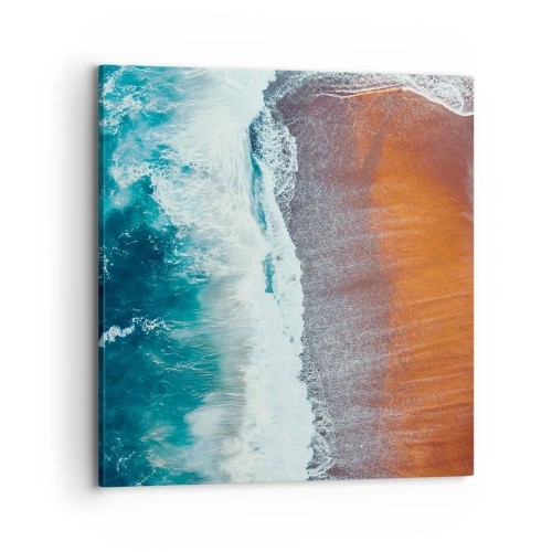 Obraz na płótnie - Dotyk oceanu - 70x70 cm