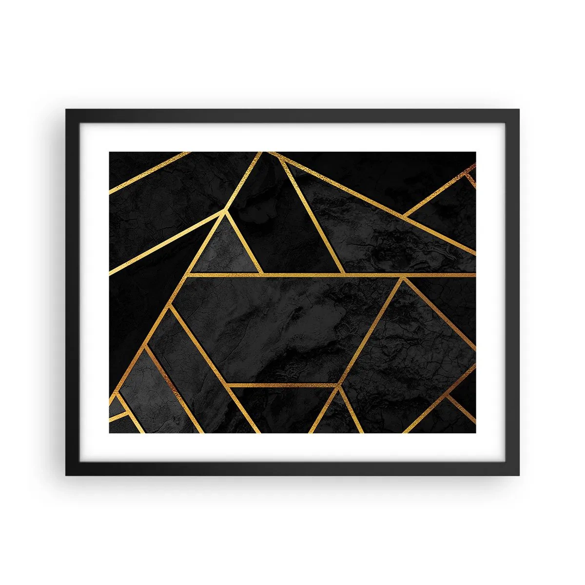 Plakat w czarnej ramie - Mrok i blask - 50x40 cm