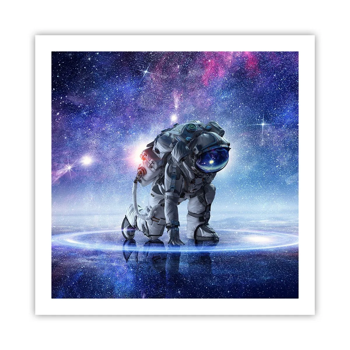 Plakat - Niebo gwiaździste nade mną - 60x60 cm