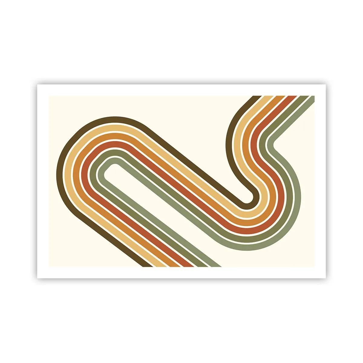 Plakat - Zygzakiem do celu - 91x61 cm