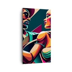 Obraz na płótnie - W rytmie serca - 45x80 cm