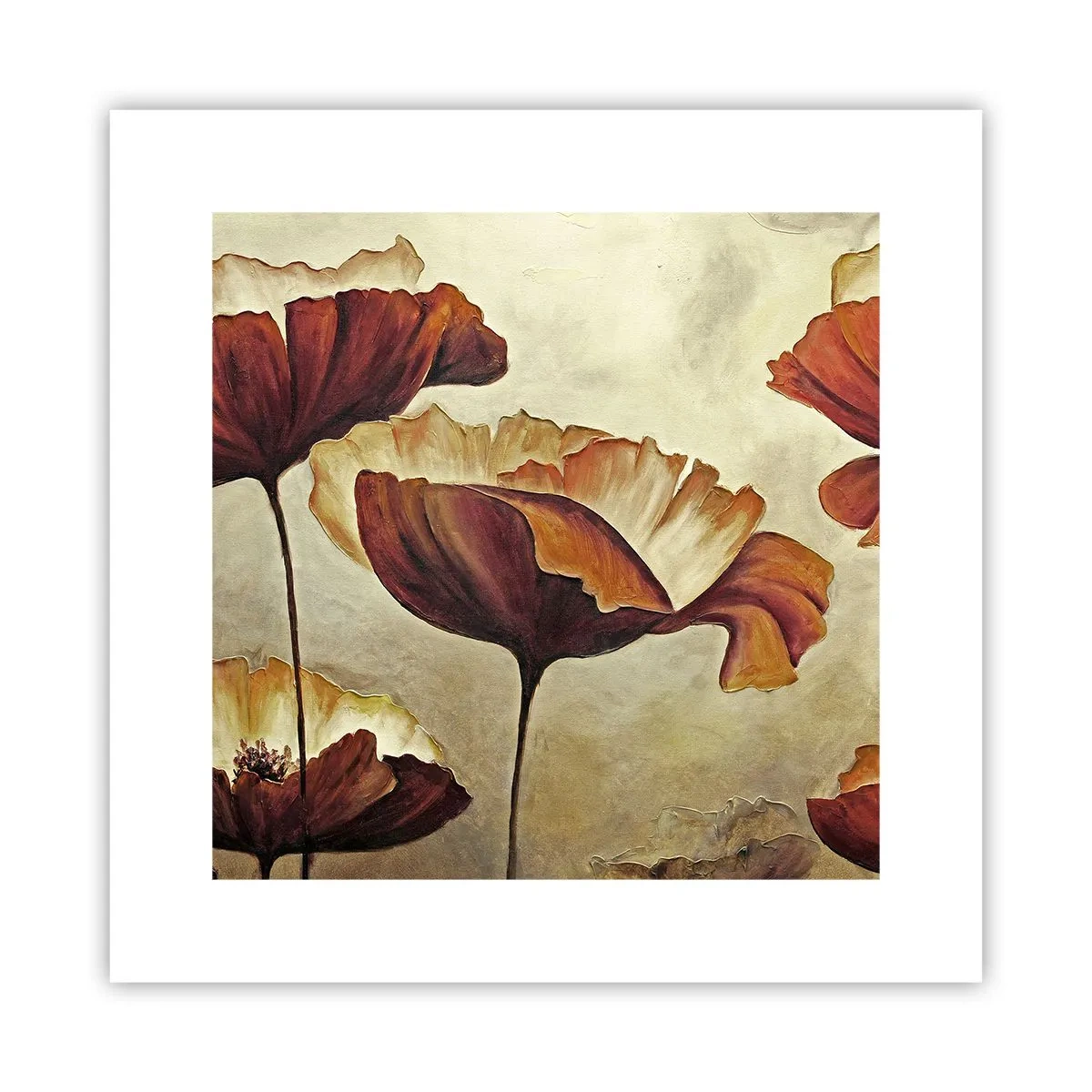 Plakat - Łąki łan - 30x30 cm