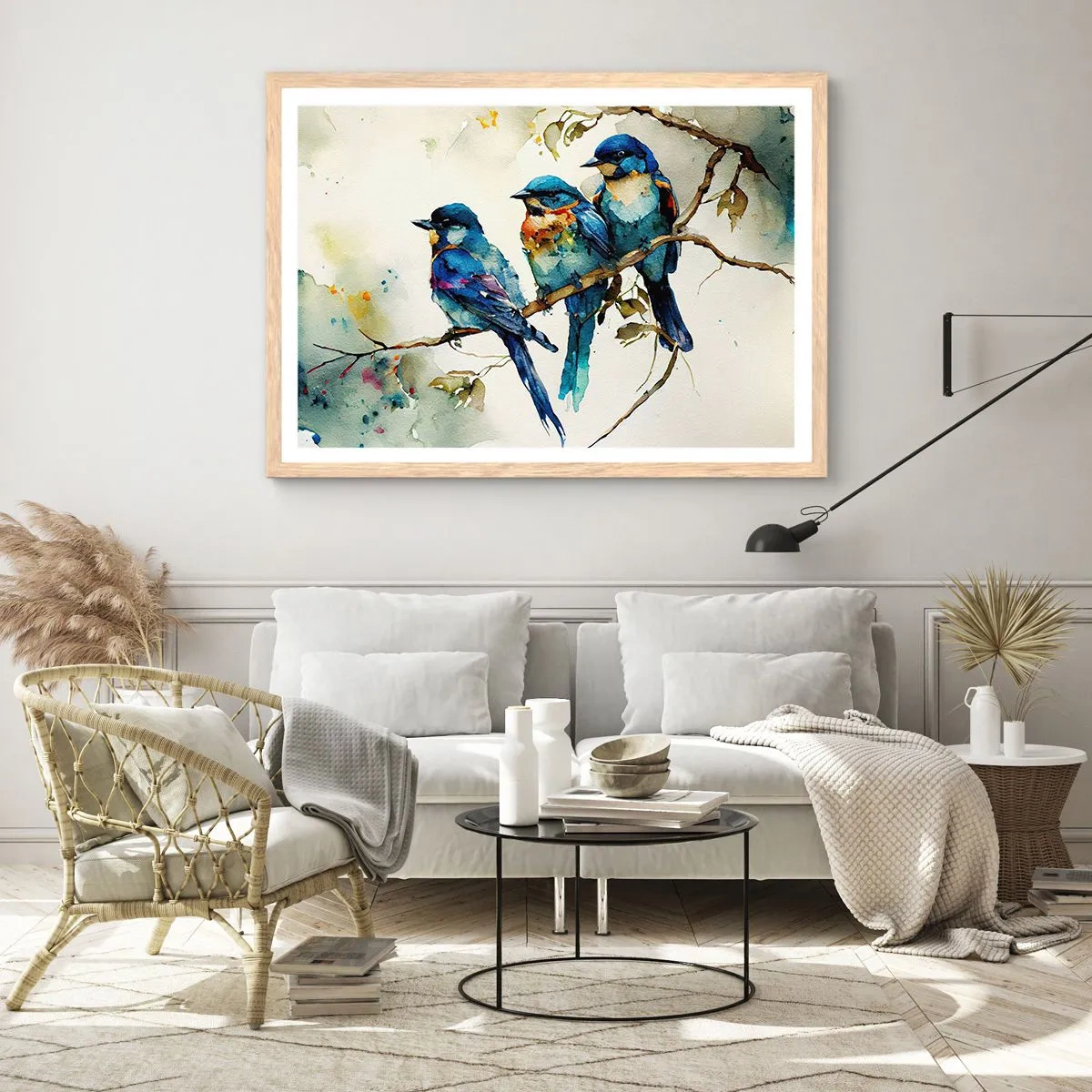 Plakat w ramie jasny dąb - Obraził się? - 91x61 cm