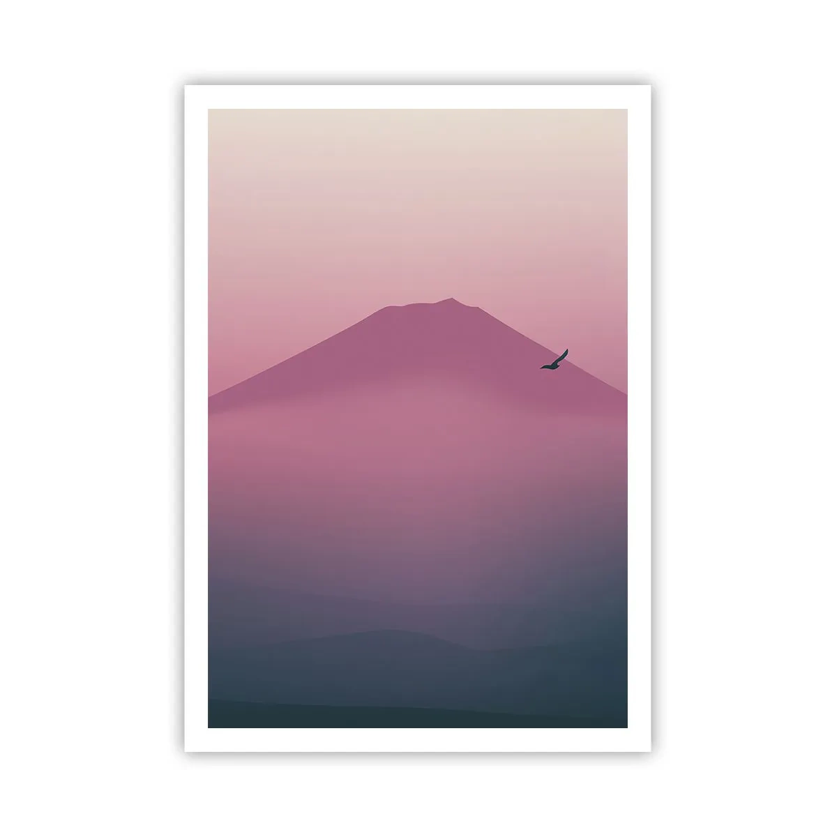 Plakat - Wędrowcy ponad chmurami - 70x100 cm