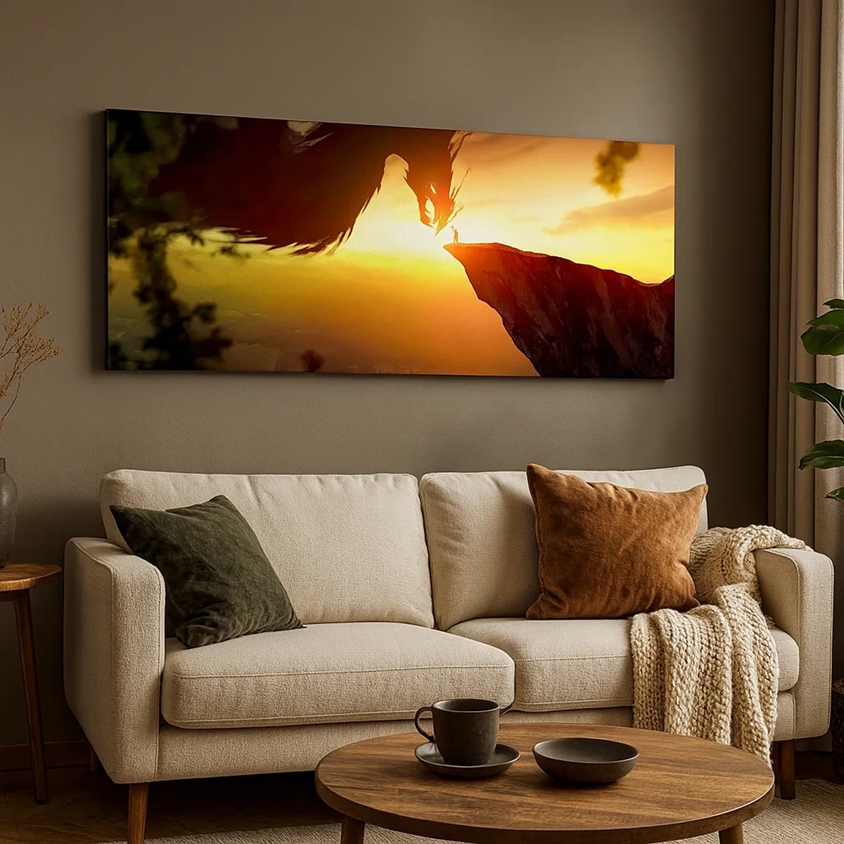 Obraz na płótnie - Pogromca smoka - 30x30 cm