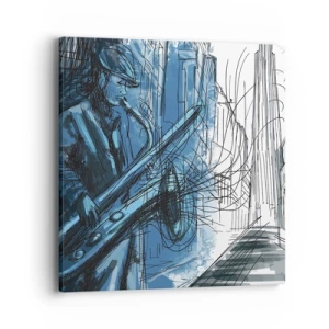 Obraz na płótnie - Miejska rapsodia - 40x40 cm