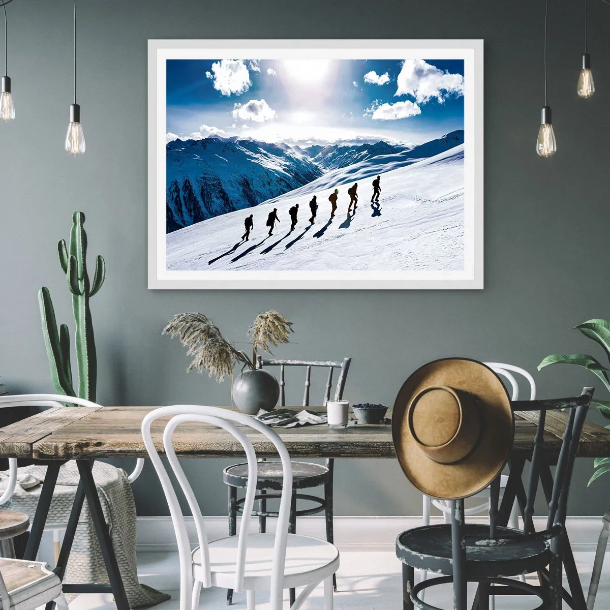 Plakat w białej ramie - Drużyna zdobywców - 50x40 cm