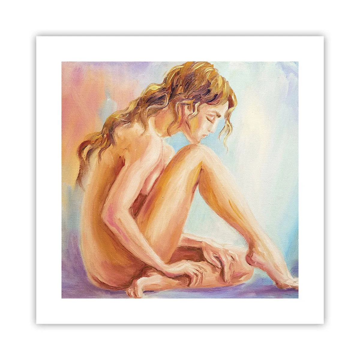Plakat - Akt młodości - 40x40 cm