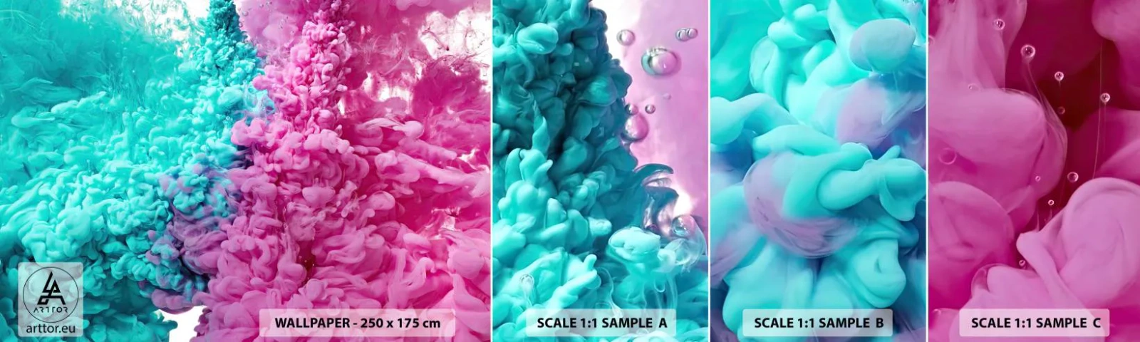 Fototapeta Próbka Samoprzylepna Deluxe Sticker - Decydujące starcie - Abstrakcja, Sztuka, 3D - 100x30 cm