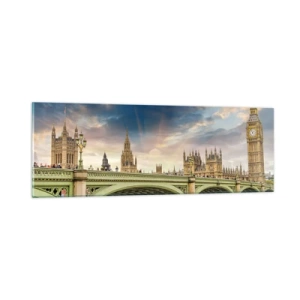 Obraz na szkle - Czas stanął w Imperium - 90x30 cm