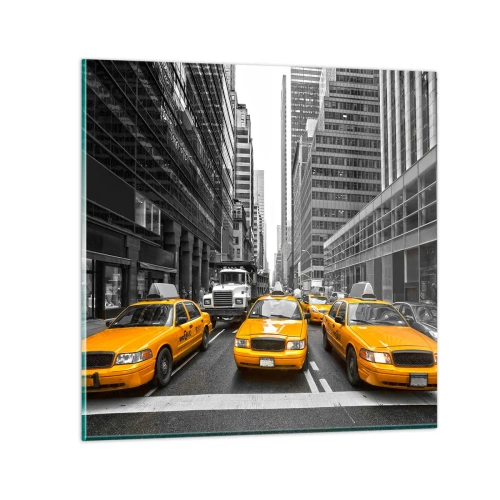 Obraz na szkle - To my ubarwiamy miasto - 30x30 cm