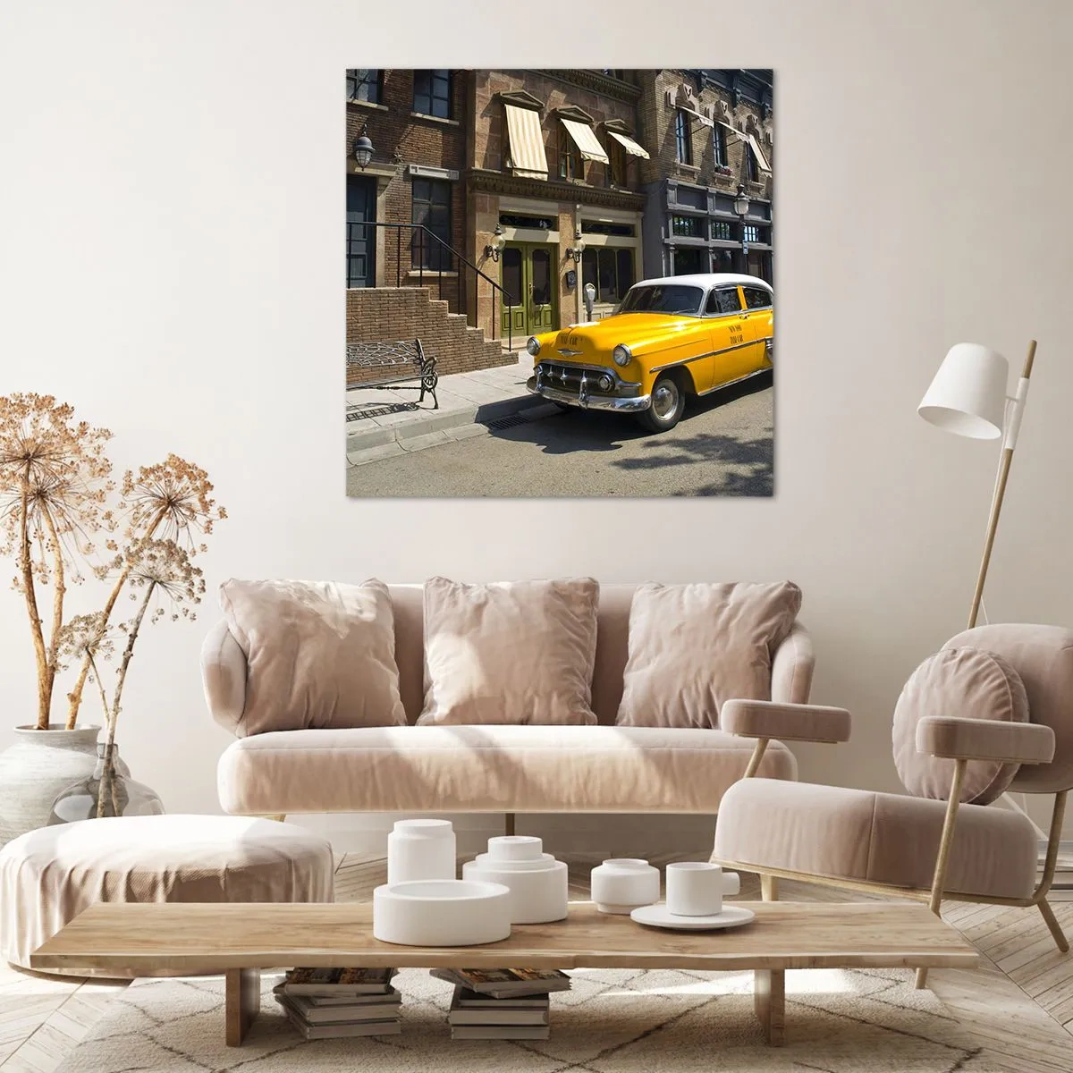 Obraz na płótnie - Dawno temu w Ameryce - 50x50 cm