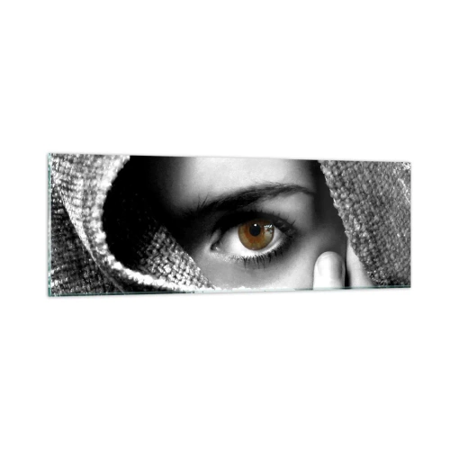 Obraz na szkle - Poznaj tajemnicę - 90x30 cm