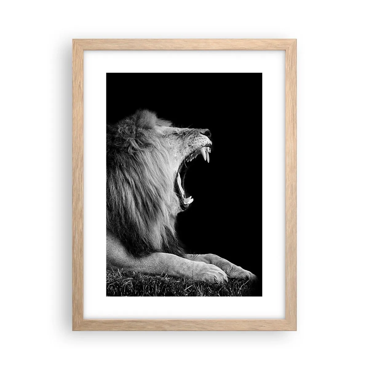 Plakat w ramie jasny dąb - Bez żadnych wątpliwości - 30x40 cm