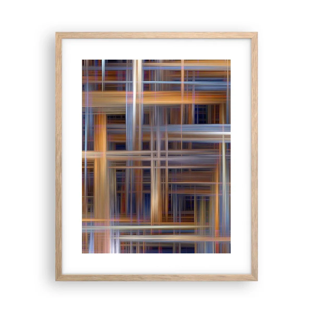 Plakat w ramie jasny dąb - Utkane ze światła - 40x50 cm