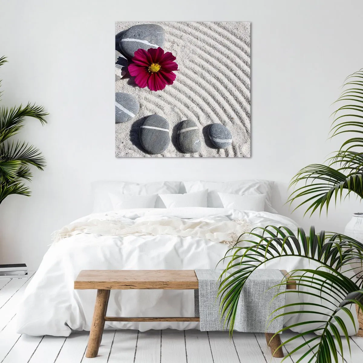 Obraz na płótnie - Energia i spokój magicznego kręgu natury - 60x60 cm