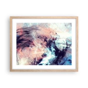 Plakat w ramie jasny dąb - Poczuj wiatr - 50x40 cm