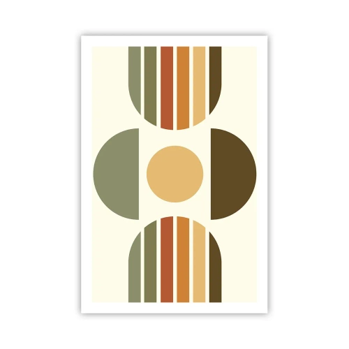 Plakat - W kolorach ziemi - 61x91 cm