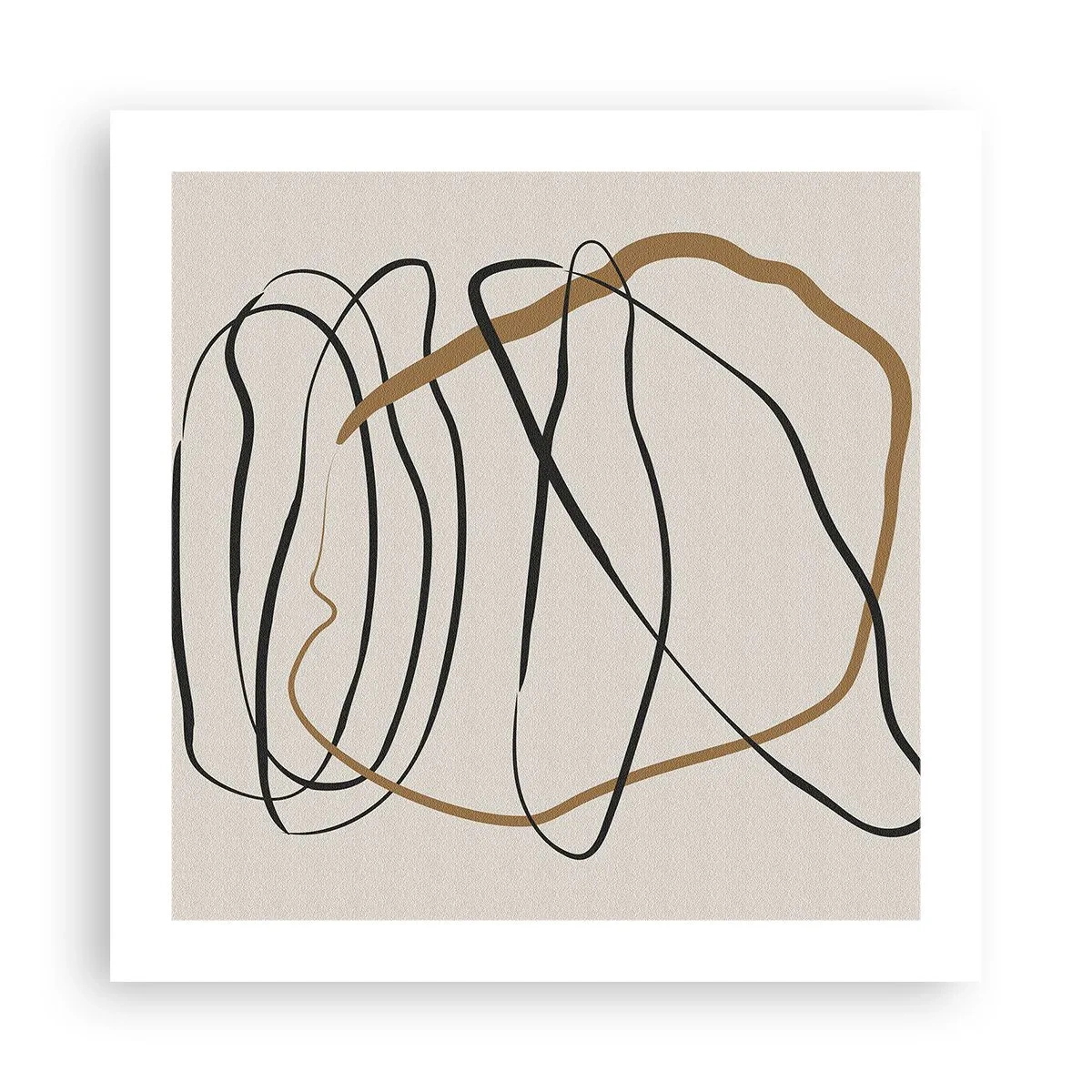 Plakat - Kompozycja – taniec opętaniec - 50x50 cm