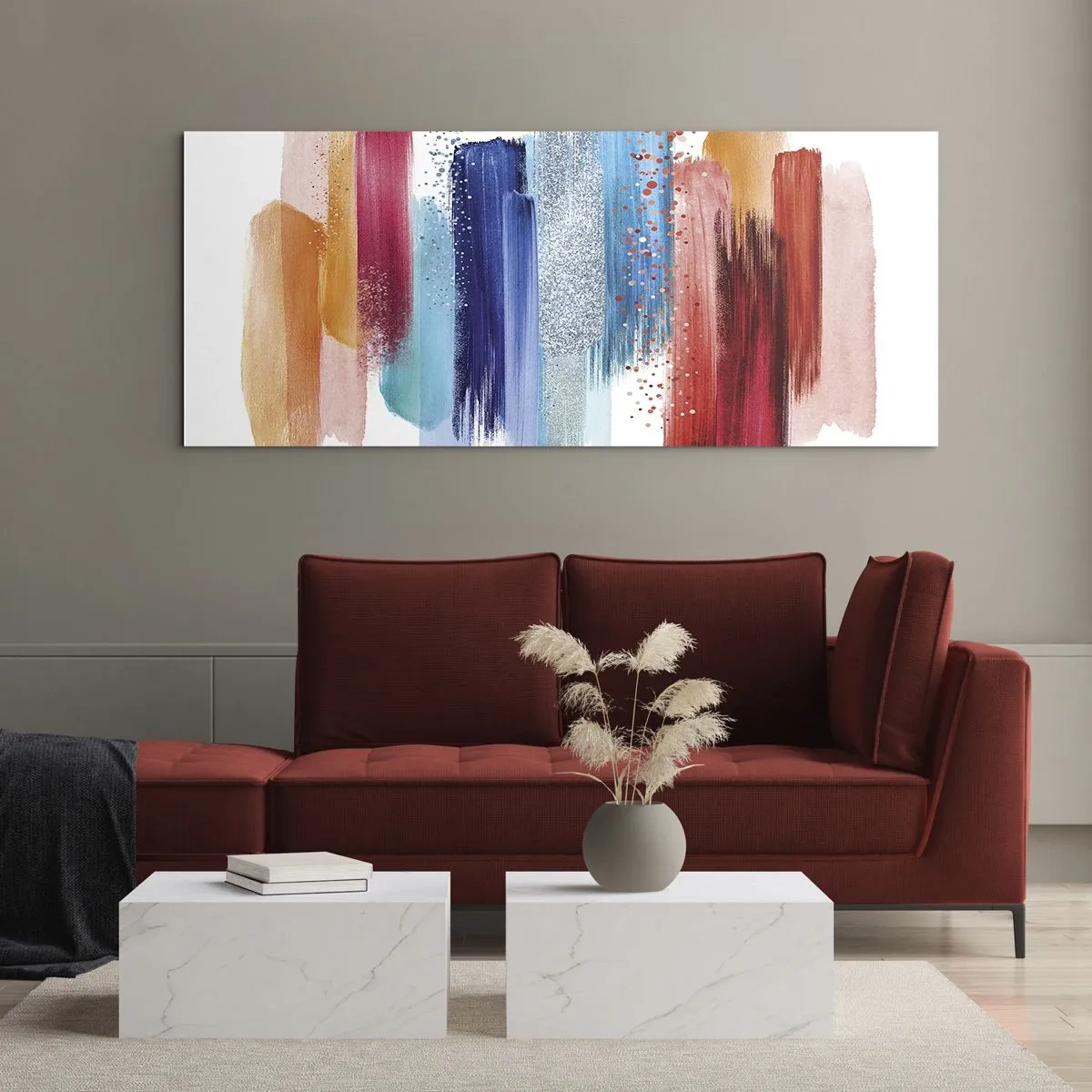 Obraz na szkle - W górę i w dół  - 90x30 cm