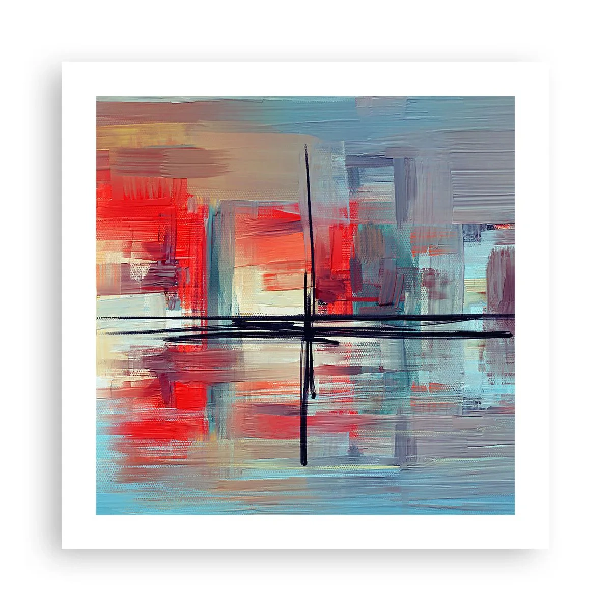 Plakat - Pejzaż w nieznanym wymiarze - 50x50 cm