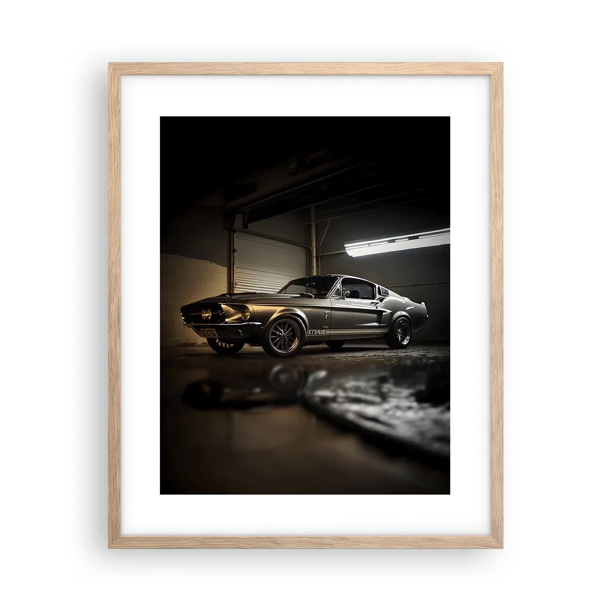 Plakat w ramie jasny dąb - Powrót do przeszłości - 40x50 cm