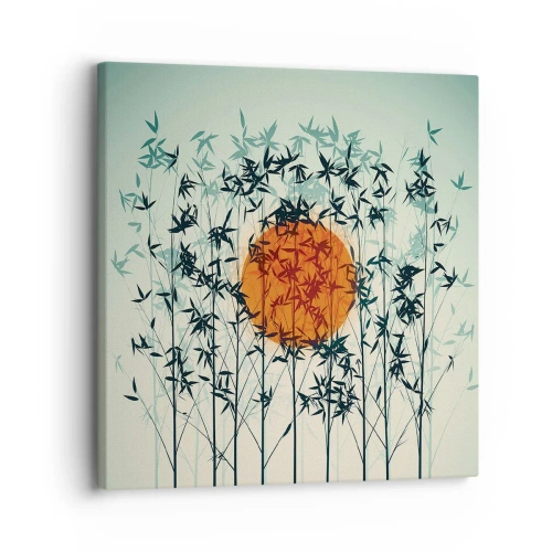 Obraz na płótnie - Japońskie słońce - 30x30 cm