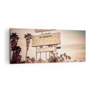 Obraz na płótnie - Tu czas się zatrzymał - 100x40 cm