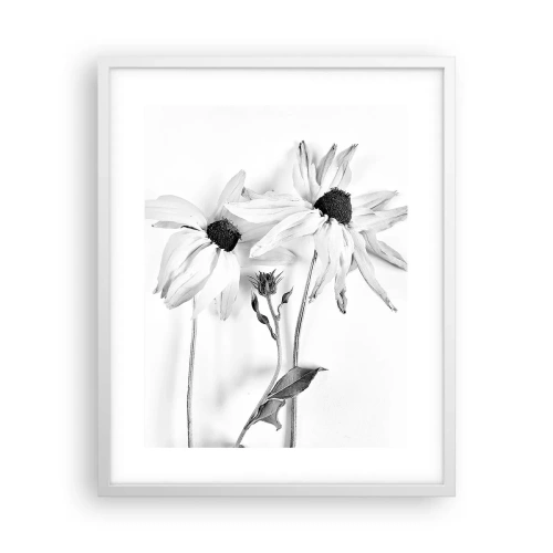 Plakat w białej ramie - Nikt nie chce być sam - 40x50 cm
