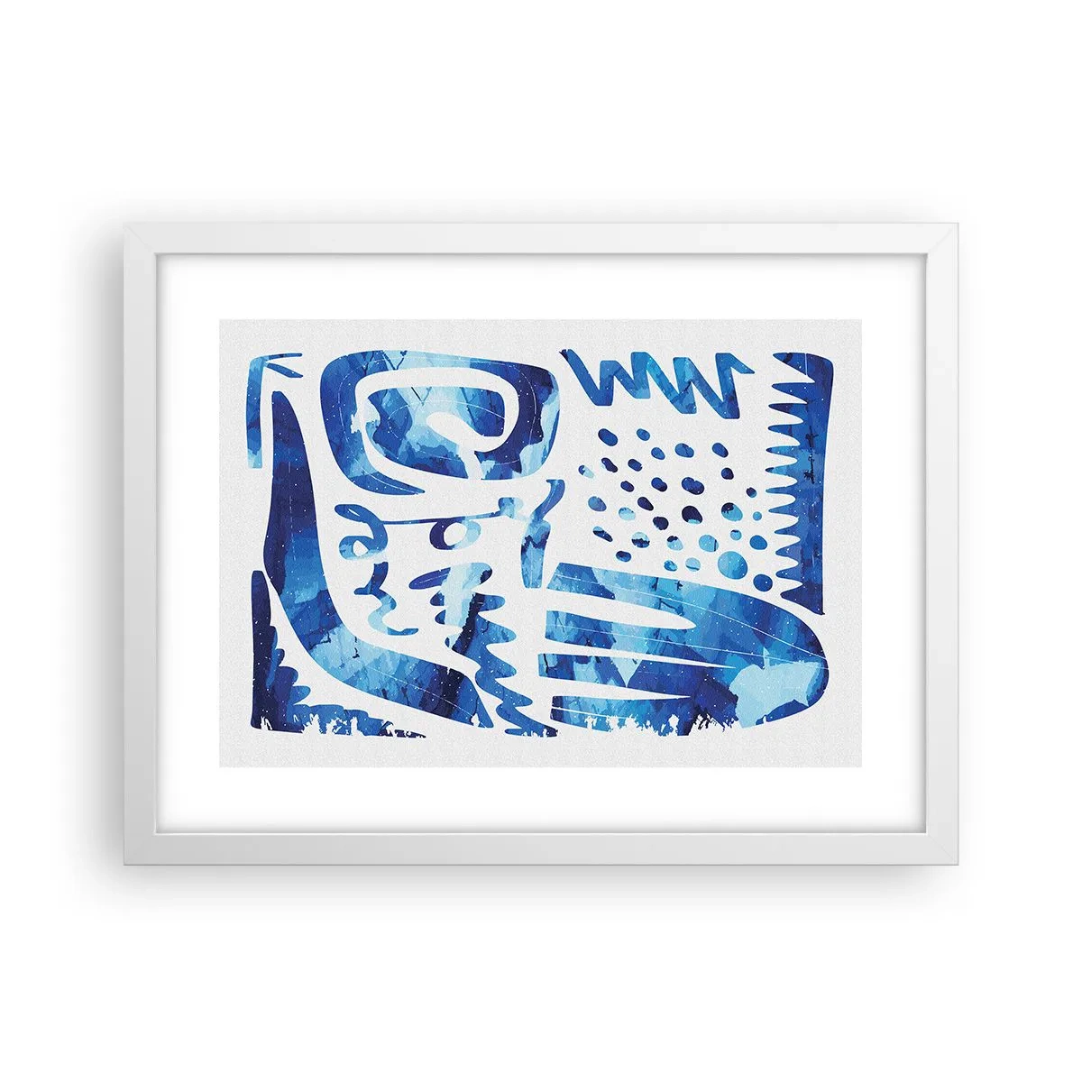 Plakat w białej ramie - Powrót do korzeni - 40x30 cm