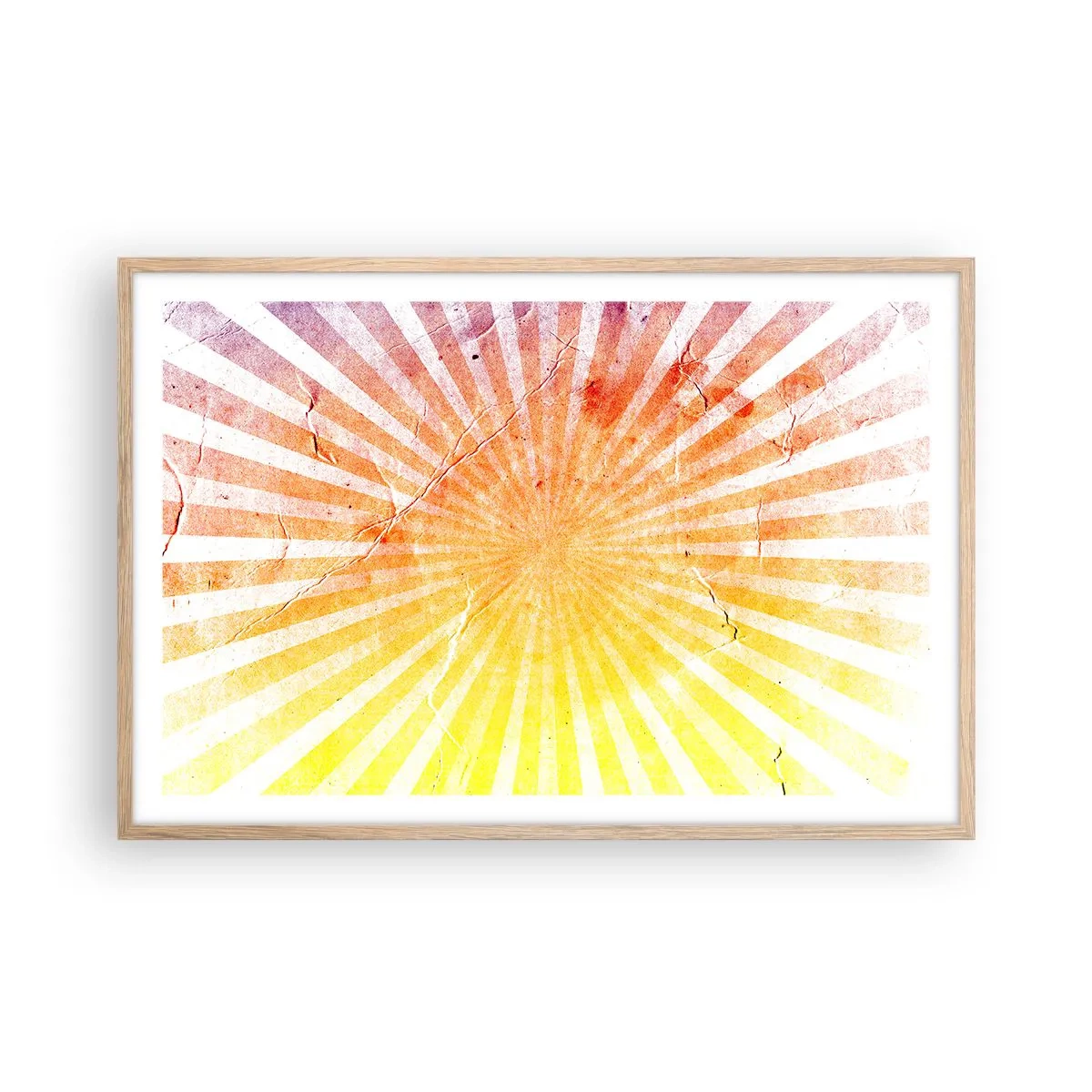 Plakat w ramie jasny dąb - Wschody i zachody - 91x61 cm